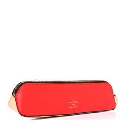 Louis Vuitton Monogram 2020 Christmas Animation Elizabeth Pencil Pouch Coquelicot 3 of 7