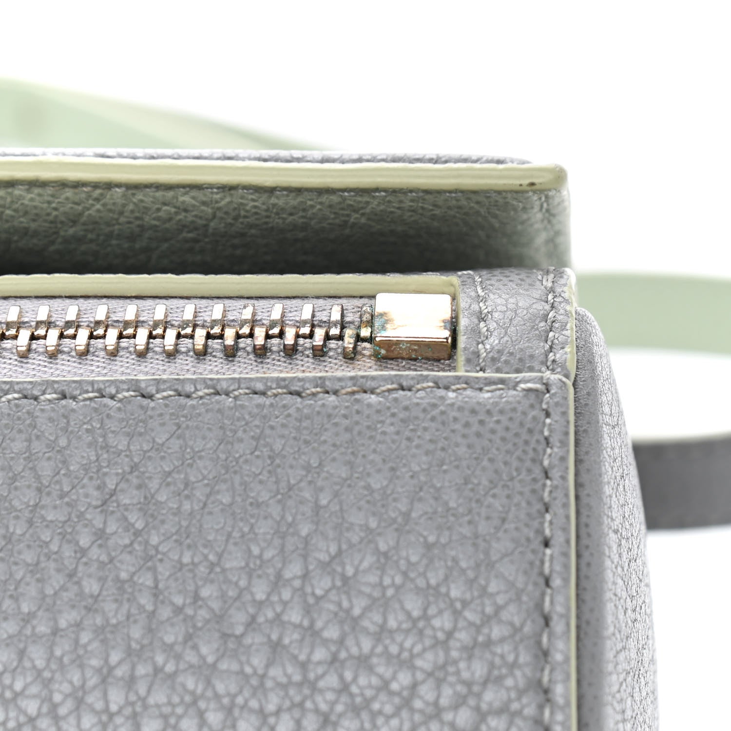 Givenchy Textured Calfskin Mini Pandora Box Chain Crossbody Bag Grey 13 of 16