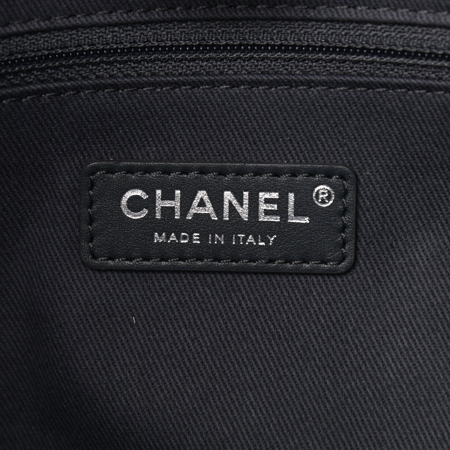 Chanel Lurex Boucle Small Deauville Tote Gray 6 of 10