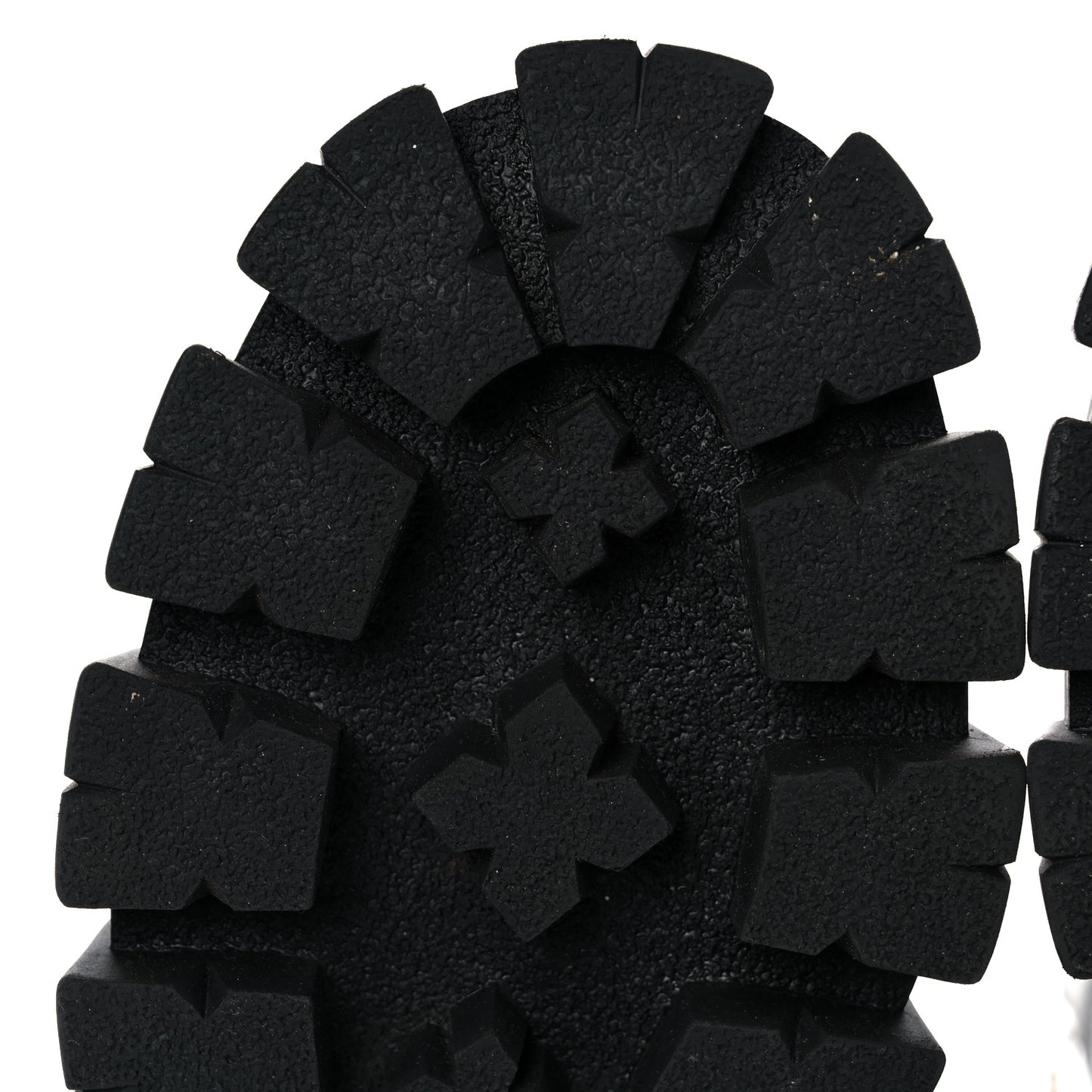 Vitello Lux Nylon Metal Triangle Logo Monolith Pouch Pocket 55mm Tall Combat Boots 39.5 Black