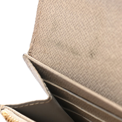 Louis Vuitton Monogram Dentelle Sarah Wallet Silver 11 of 16