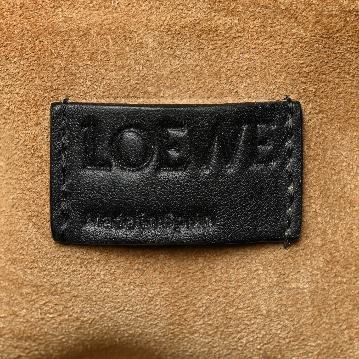 Loewe Calfskin Mini Flamenco Knot Clutch Black 6 of 17