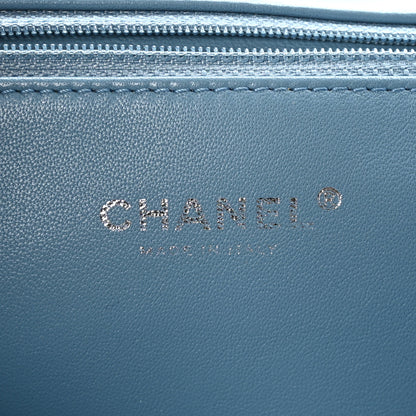 Chanel Sequin Large Waterfall Flap Light Blue 6 of 10