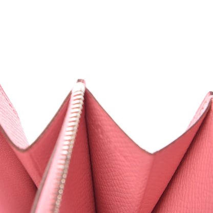 Hermes Epsom Constance Short Wallet Rose Confetti 7 of 9