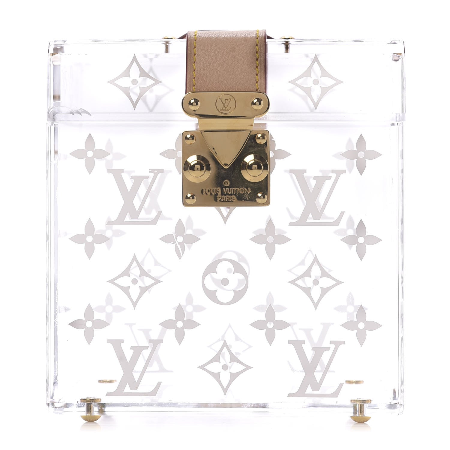 Louis Vuitton Transparent Plexiglass Cube Scott Box 1 of 9
