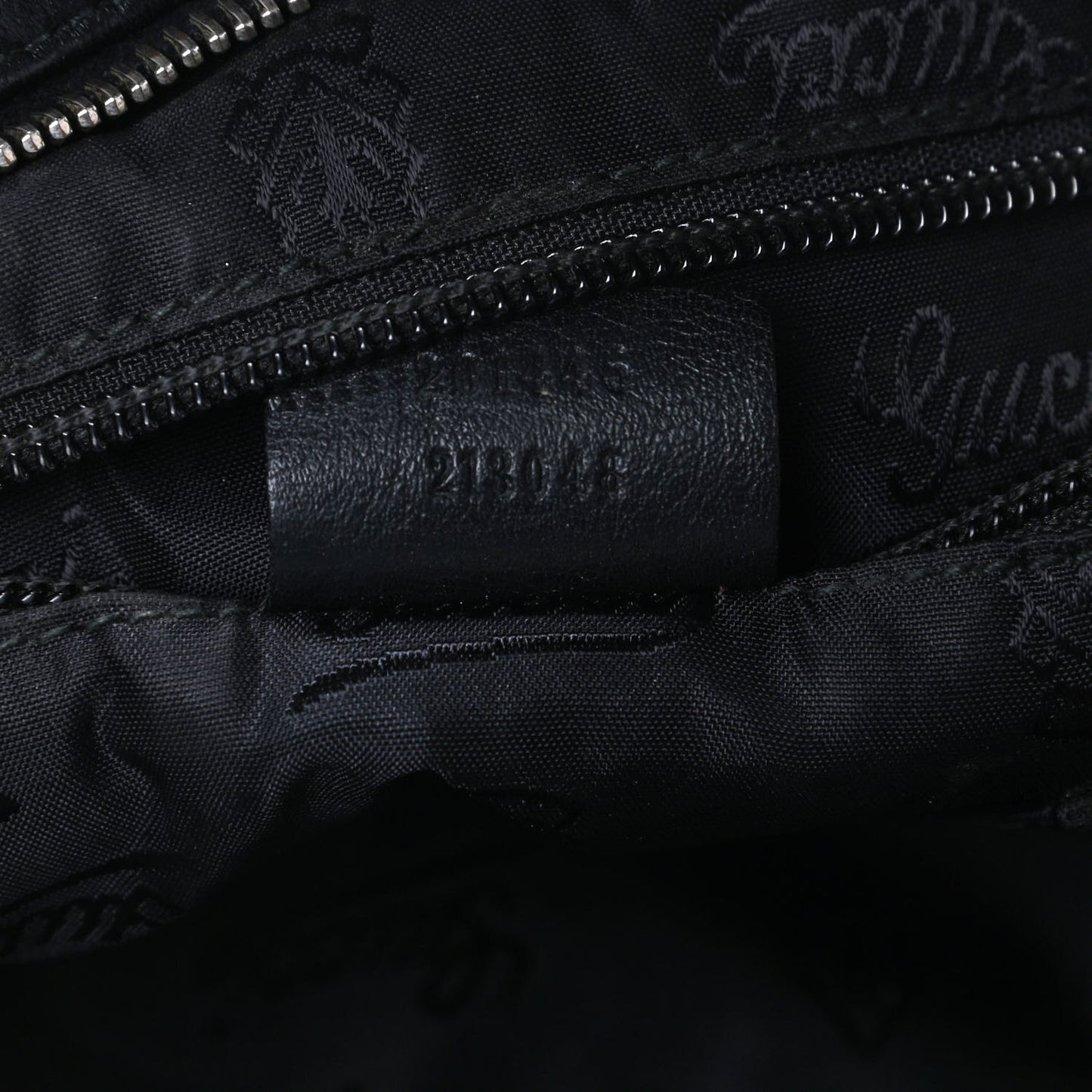 Guccissima Medium Flat Messenger Bag Black