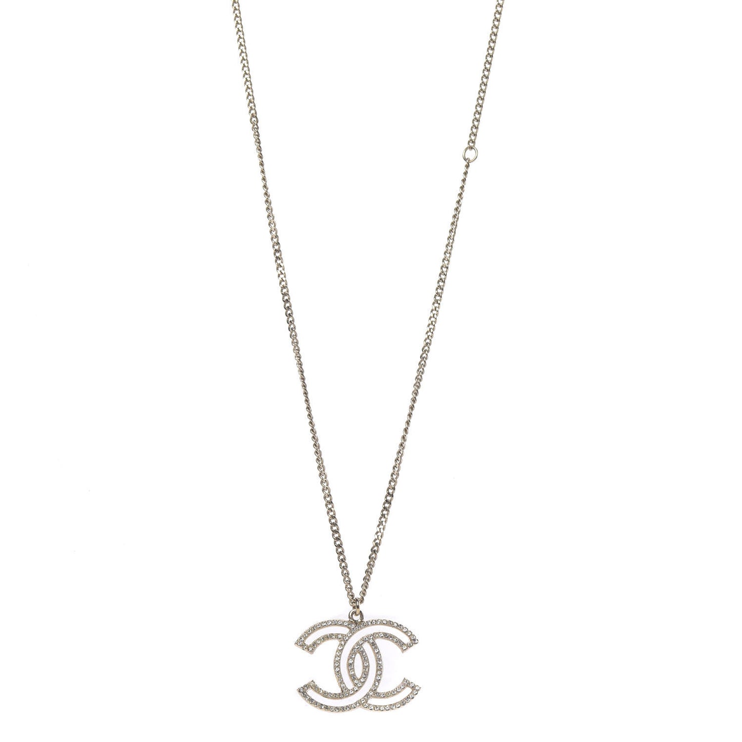 Crystal CC 100 Anniversary Necklace Gold