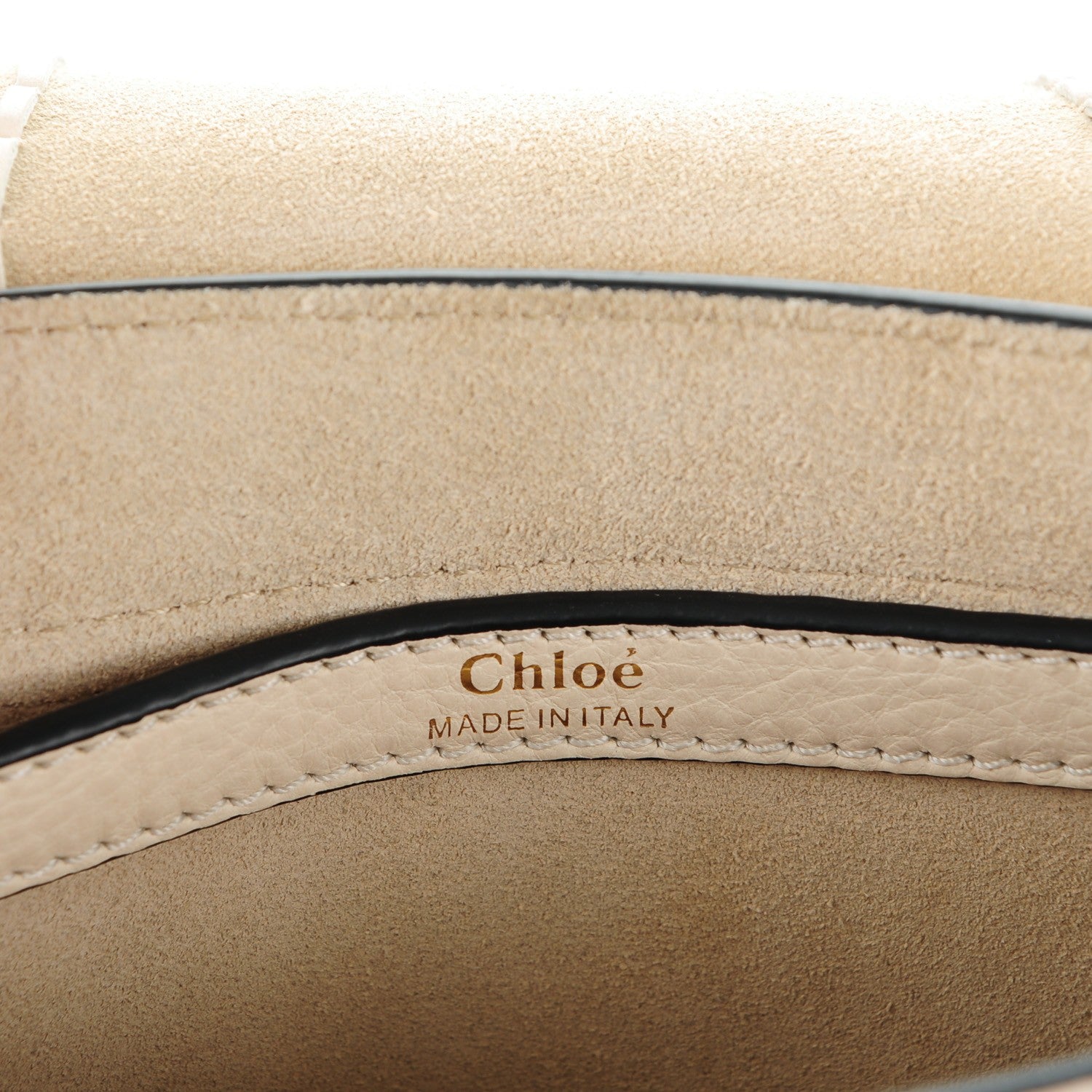 Chloe Calfskin Braided Small Hudson Shoulder Bag Abstract White 6 of 8