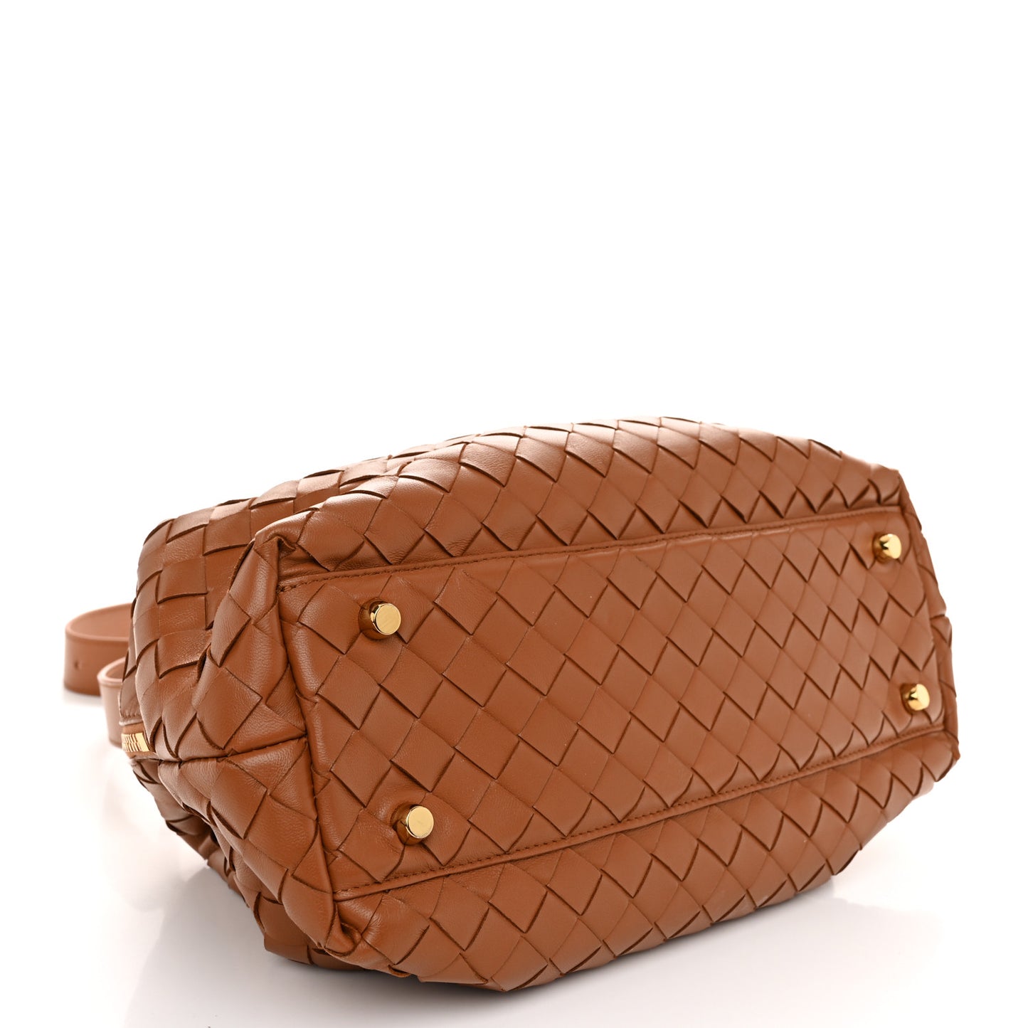 Nappa Intrecciato Bauletto Wood