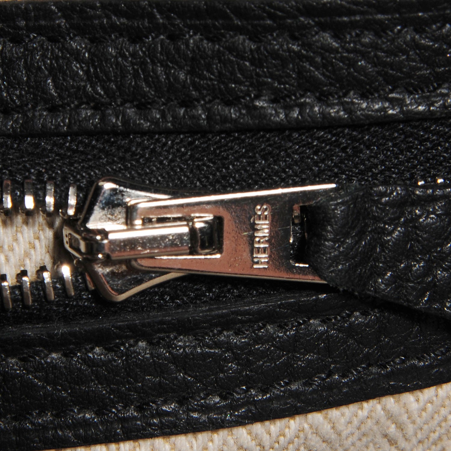 Hermes Fjord Garden Party Tote 36 MM Black 7 of 13