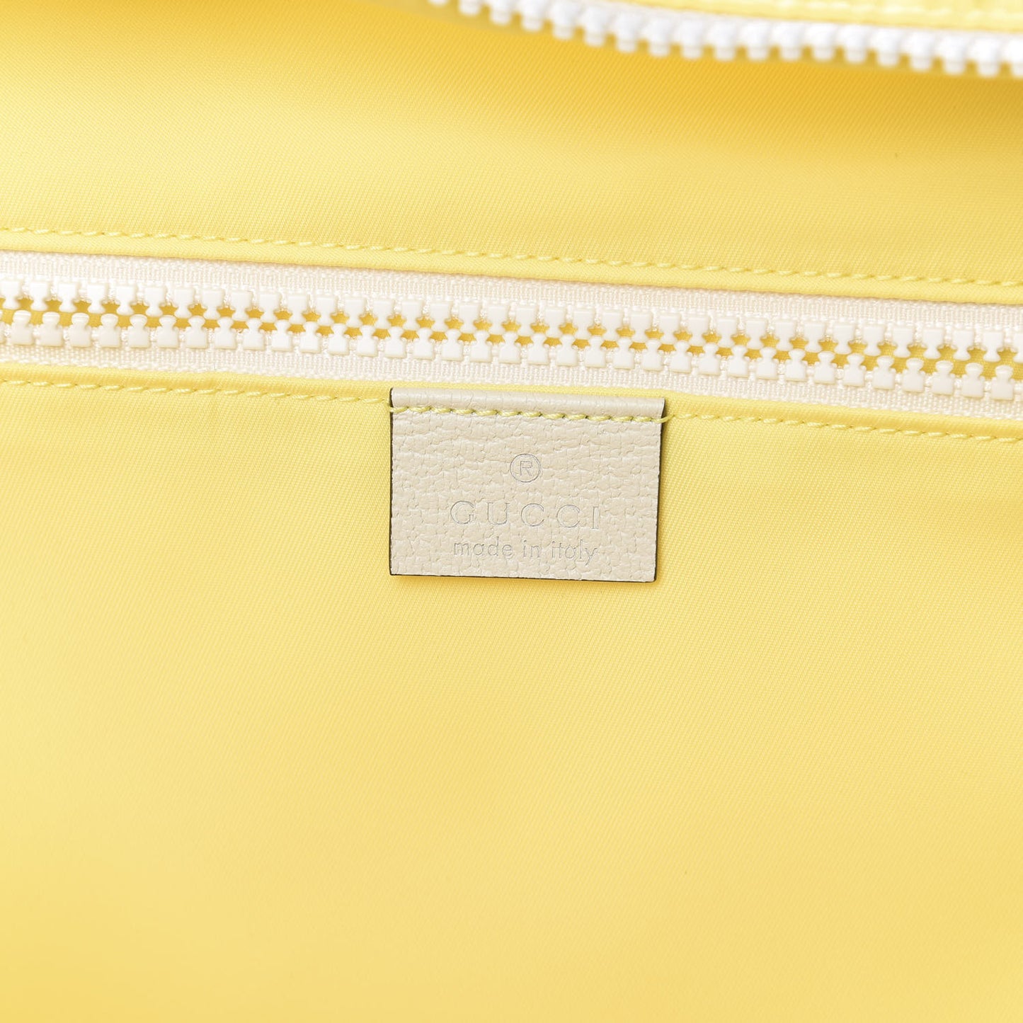 Nylon Twill Blind For Love Interlocking G Backpack Pastel Yellow Multicolor