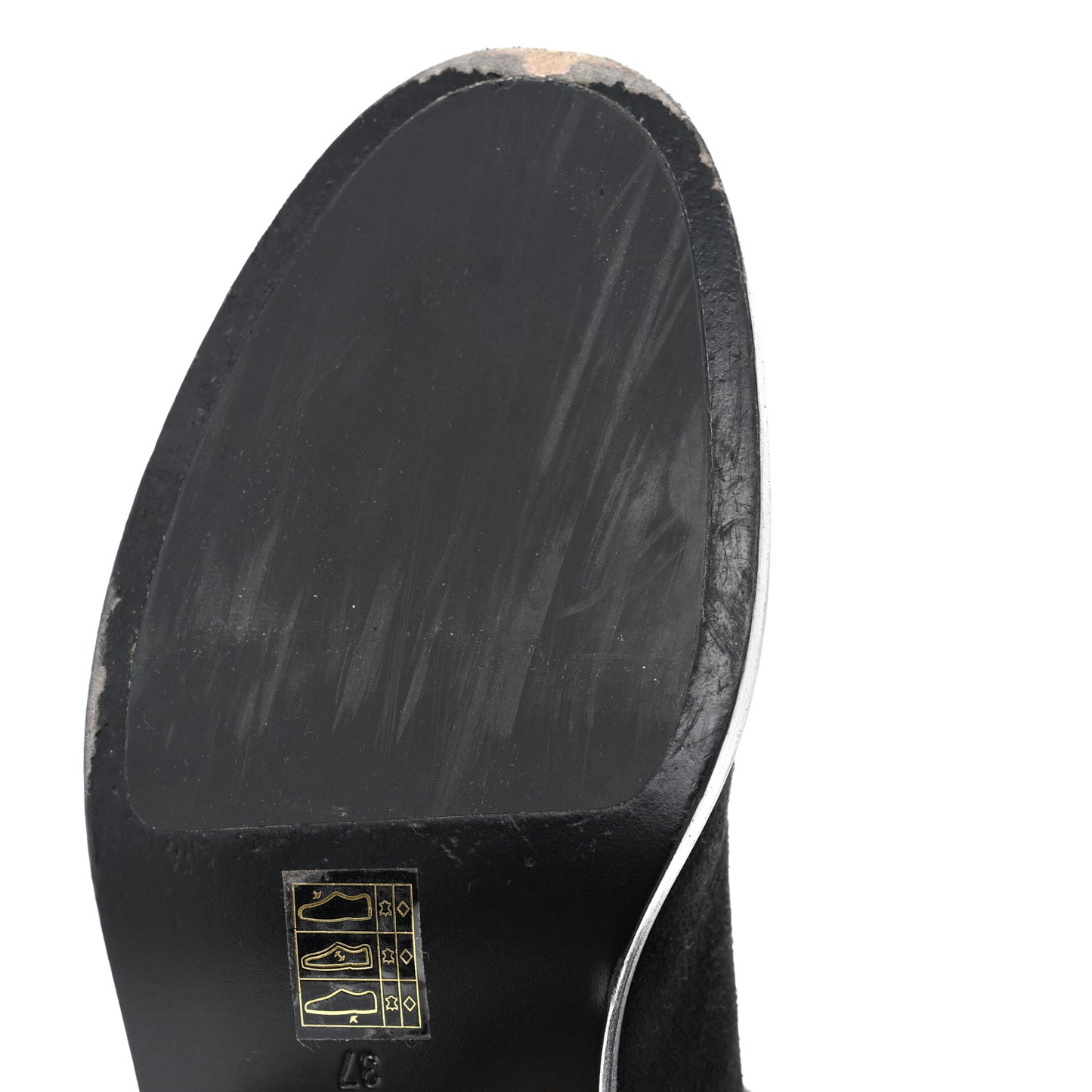 Suede VLogo 30mm Ankle Boots 37 Black