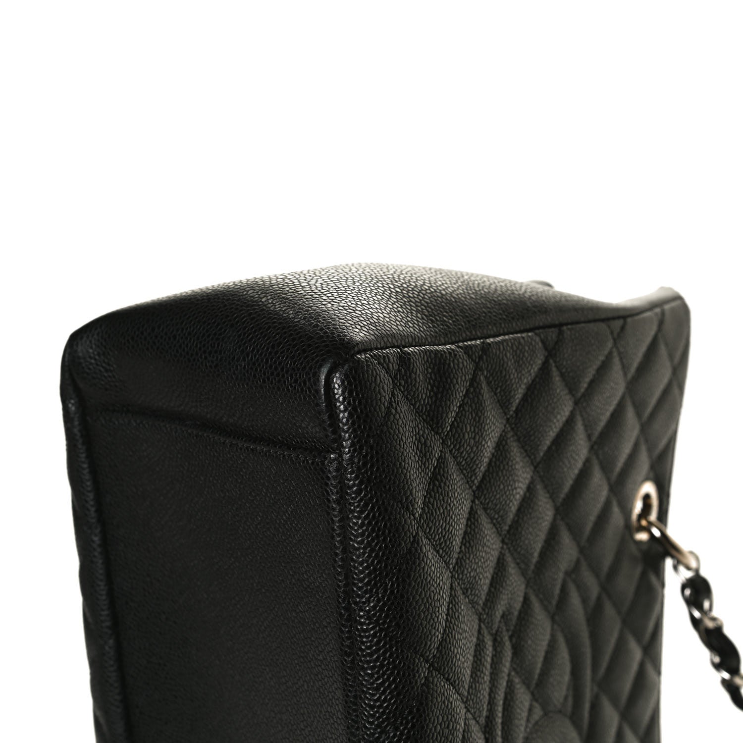Chanel Caviar Quilted Grand Shopping Tote GST Black 12 of 14