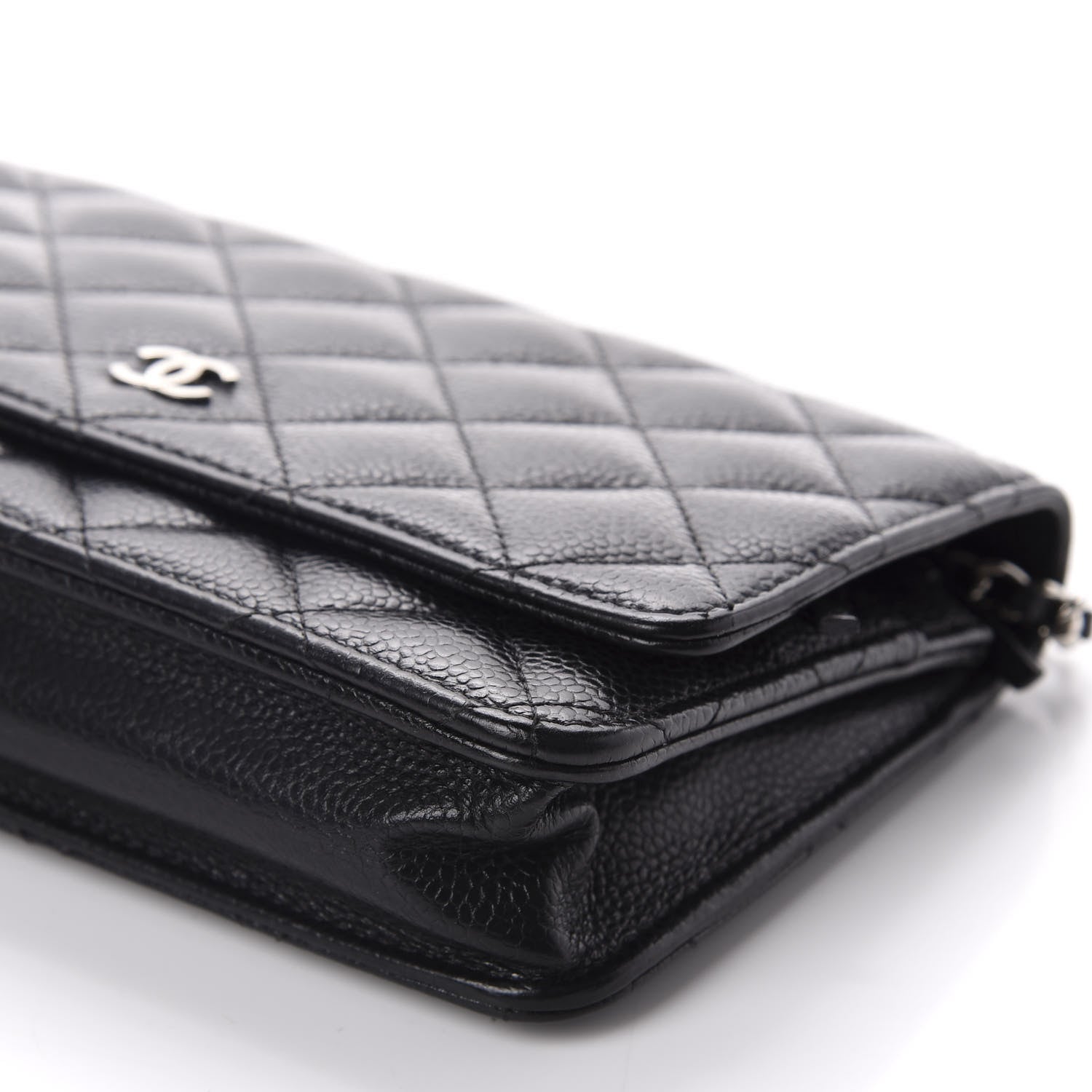 Chanel Caviar Quilted Wallet On Chain WOC Black 7 of 11