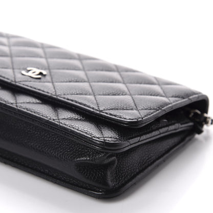 Chanel Caviar Quilted Wallet On Chain WOC Black 7 of 11