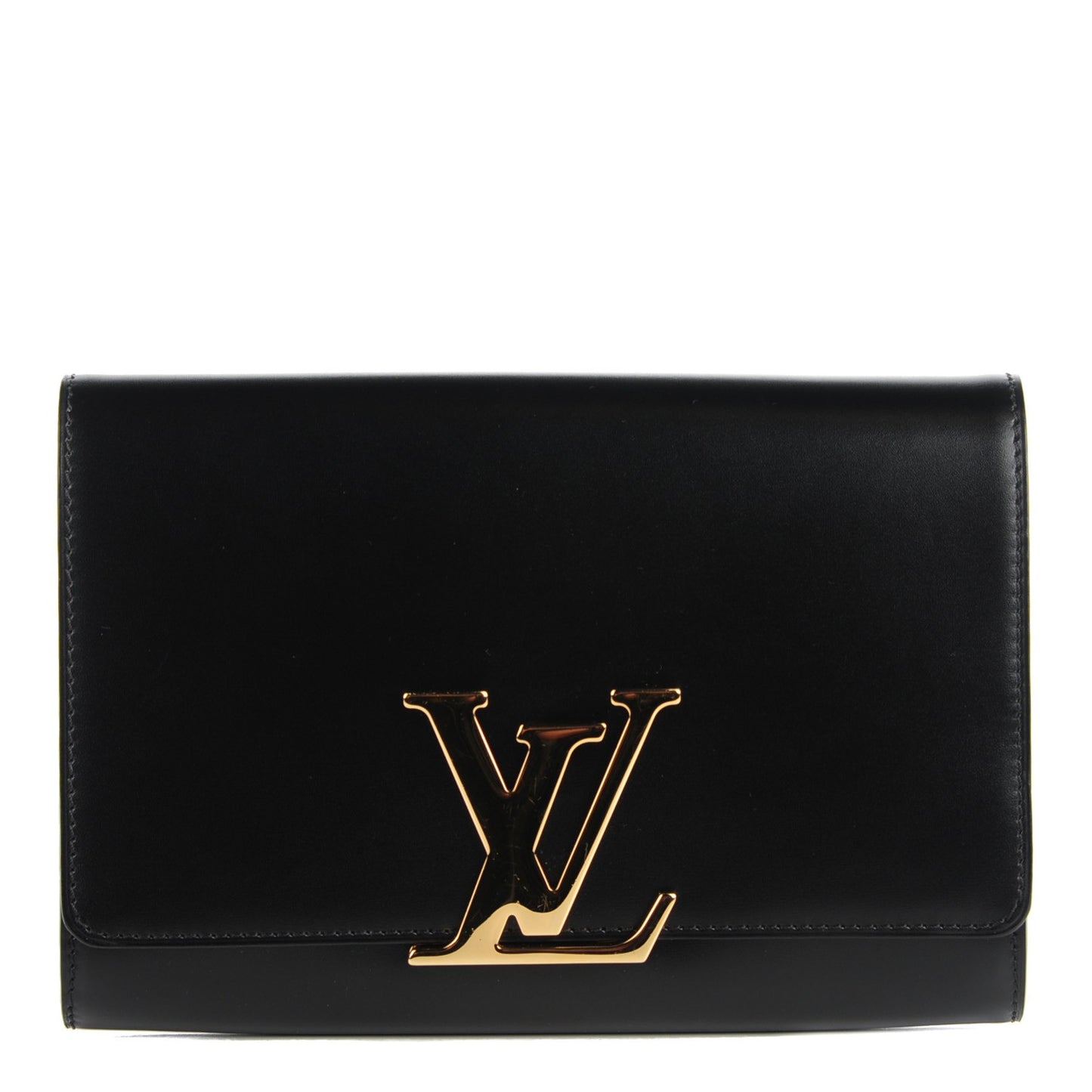 Calfskin Chain Louise GM Black
