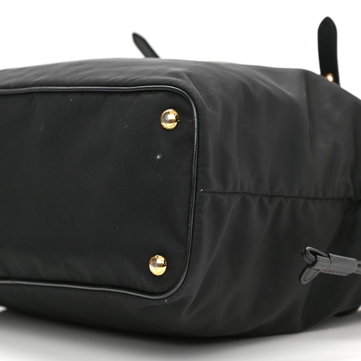 Tessuto Nylon Saffiano Tote Black