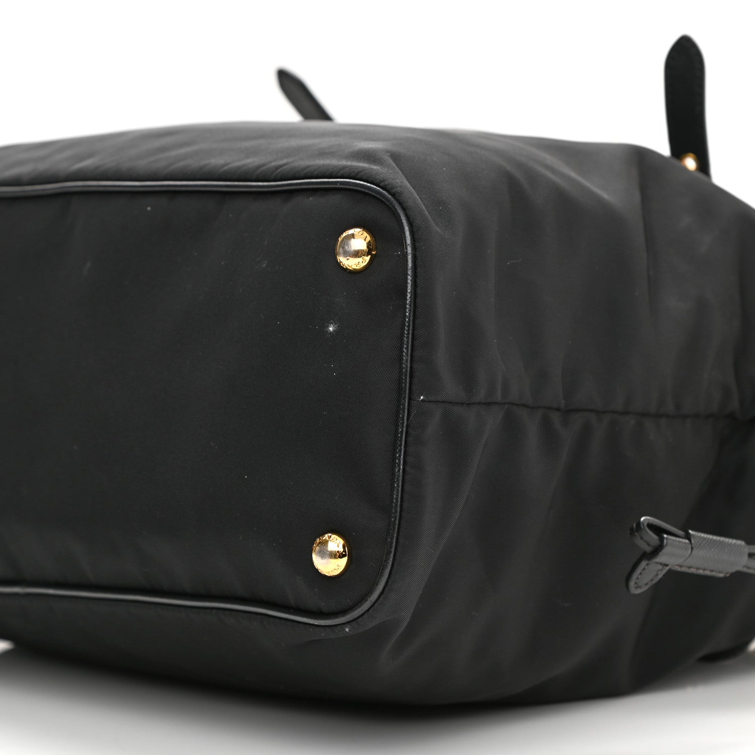 Prada Tessuto Nylon Saffiano Tote Black 10 of 13