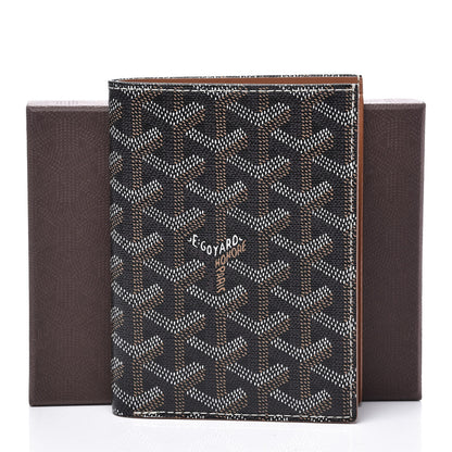 Goyard Goyardine Grenelle Passport Wallet Black Gold 10 of 10