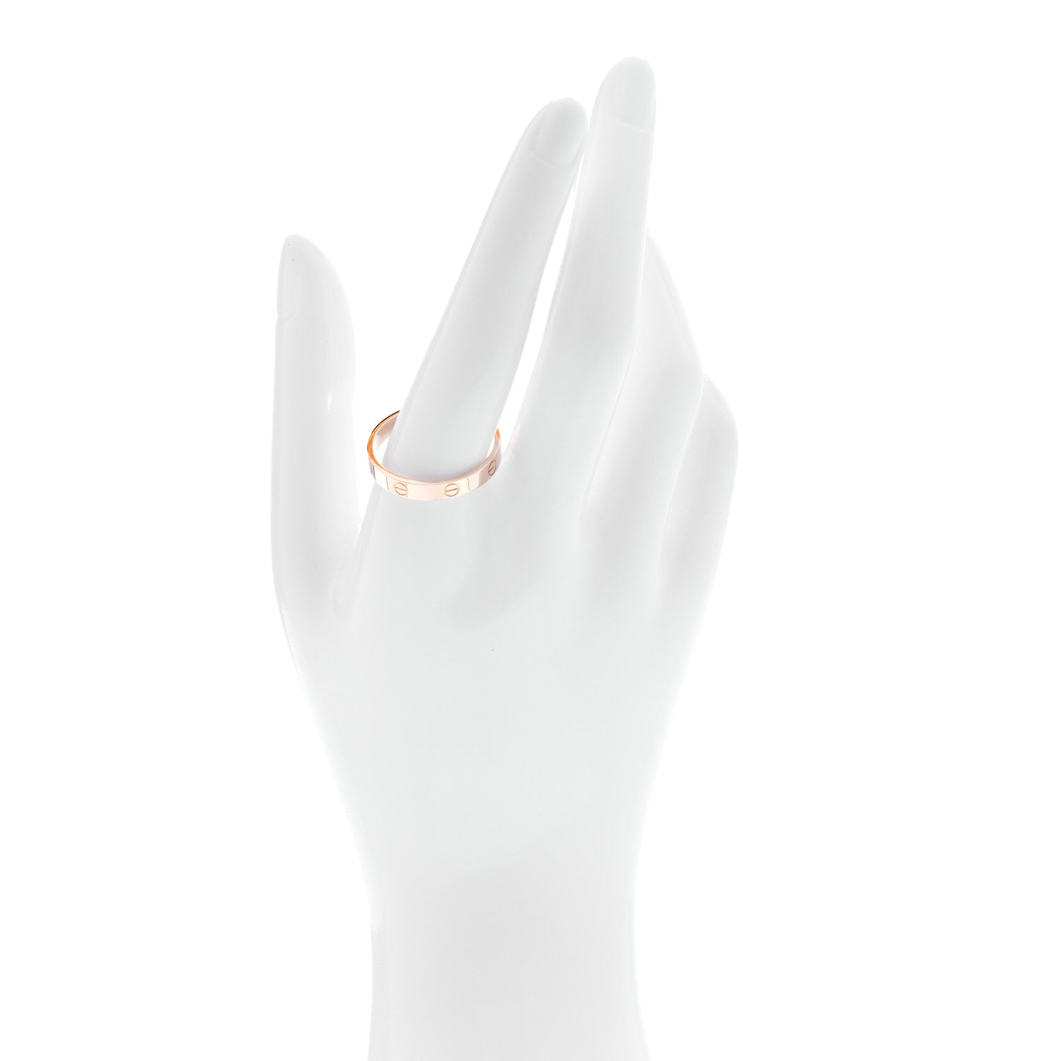 Cartier 18K Pink Gold 3.5mm LOVE Wedding Band Ring 67 12 2 of 4