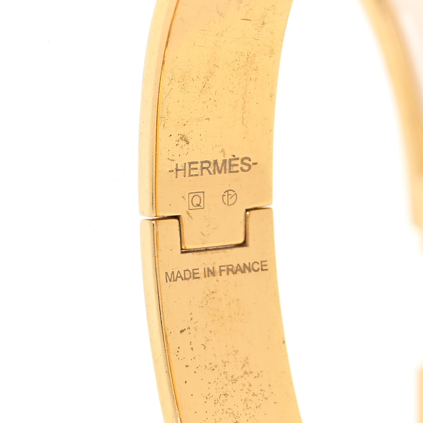 Enamel Narrow Clic Clac H Bracelet PM Creme