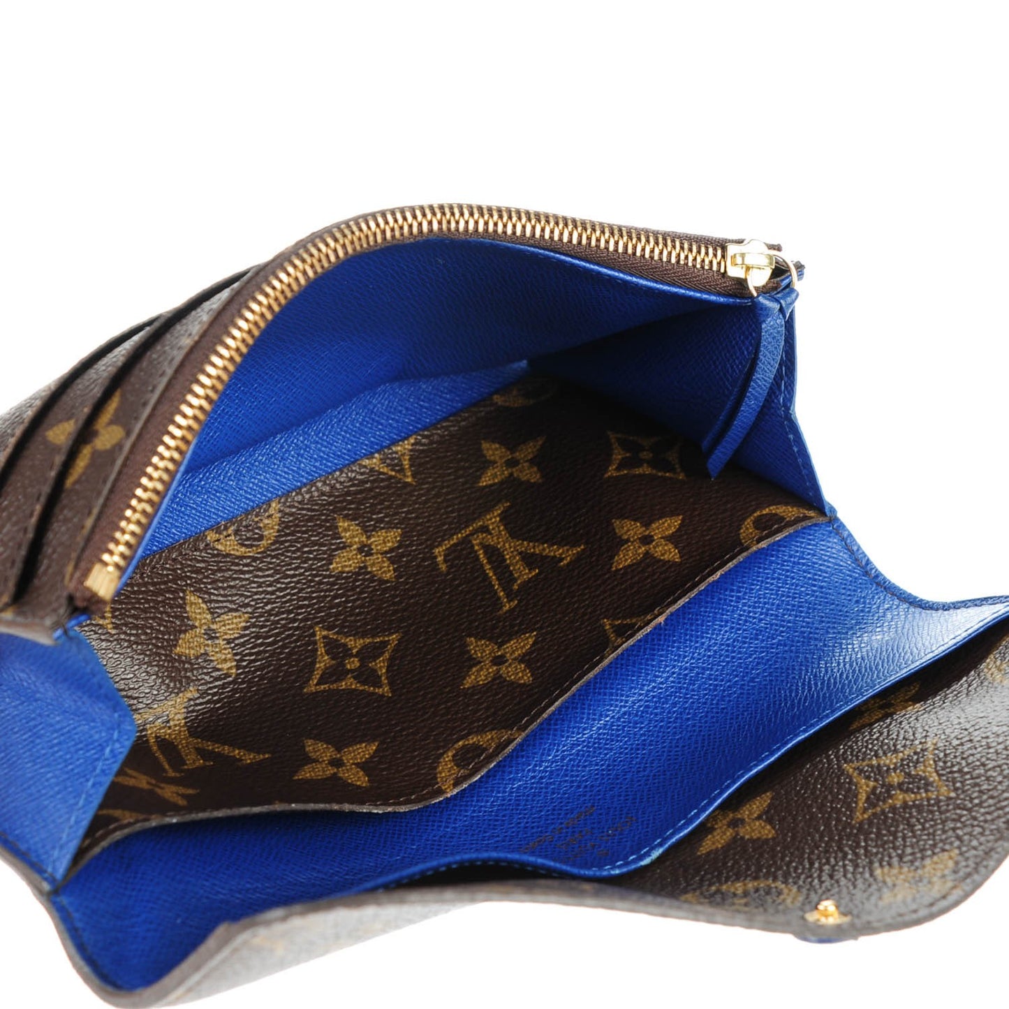 Monogram Emilie Wallet Blue