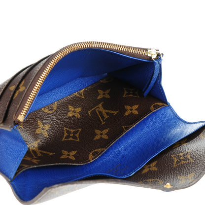 Louis Vuitton Monogram Emilie Wallet Blue 7 of 7