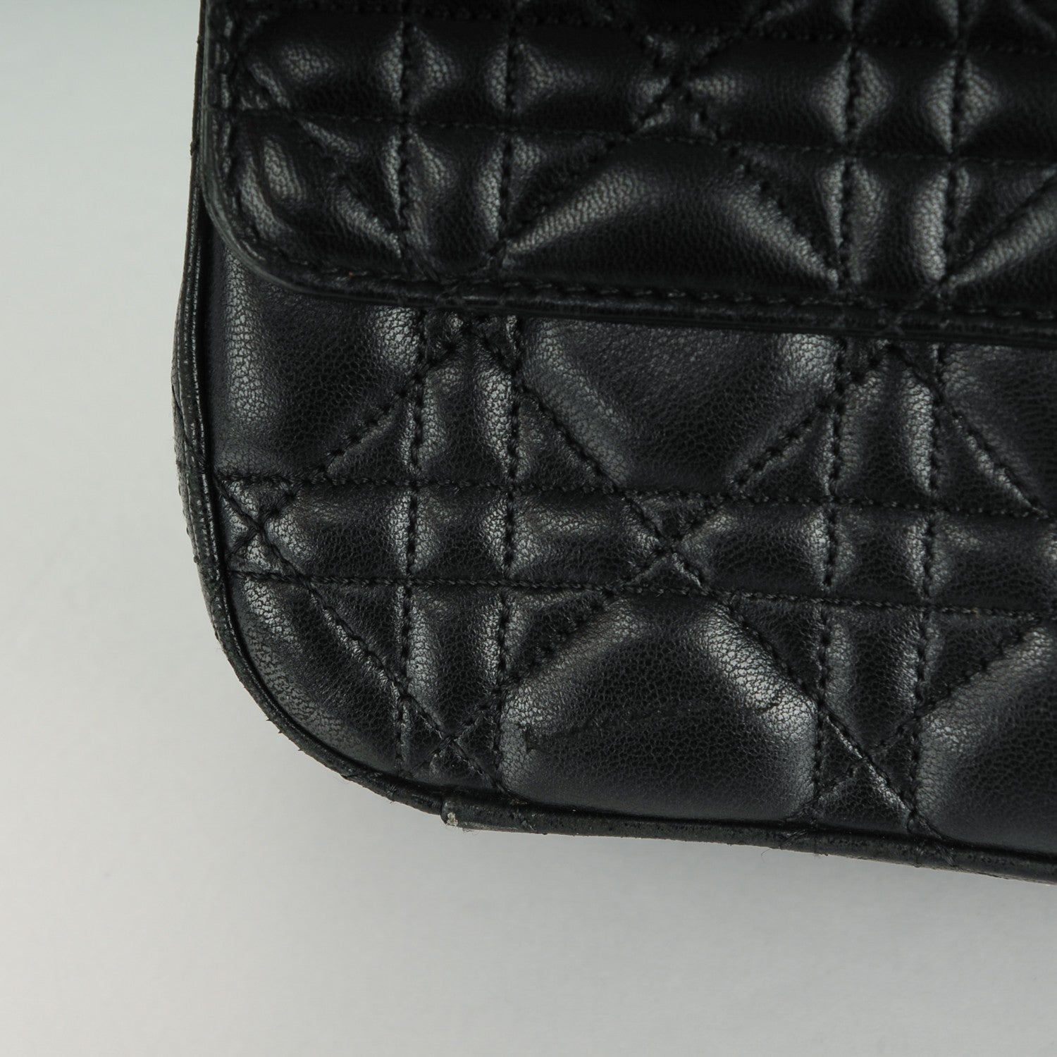 Christian Dior Lambskin Cannage Medium Miss Dior Flap Black 7 of 8