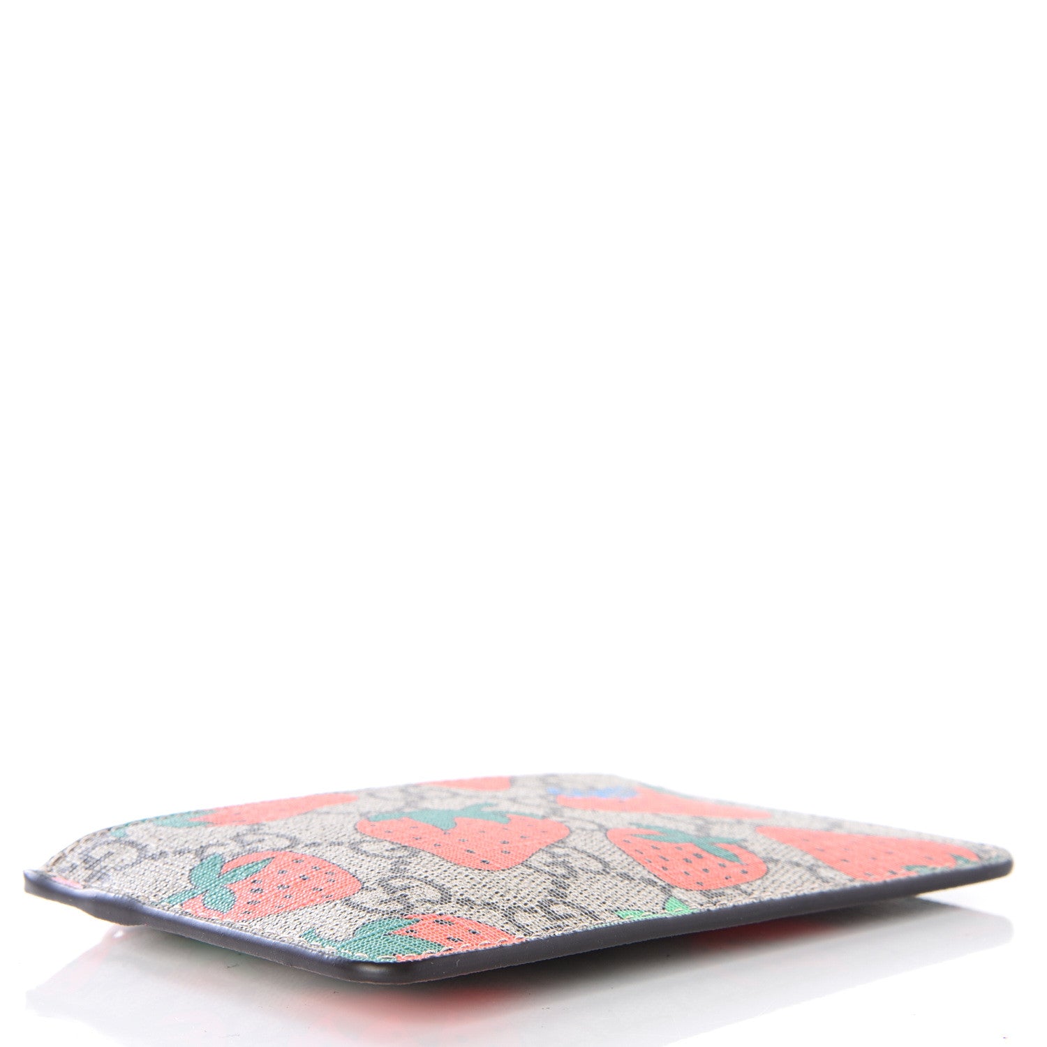 Gucci GG Supreme Monogram Strawberry Key Case 3 of 8