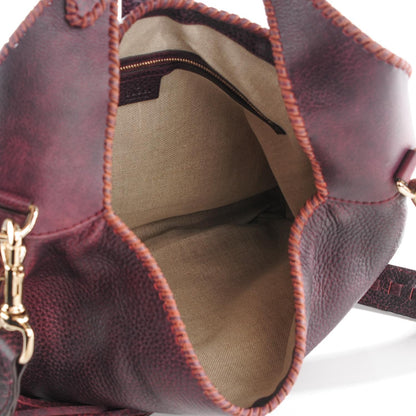 Gucci Calfskin Large New Jackie Shoulder Bag Brown 5 of 7