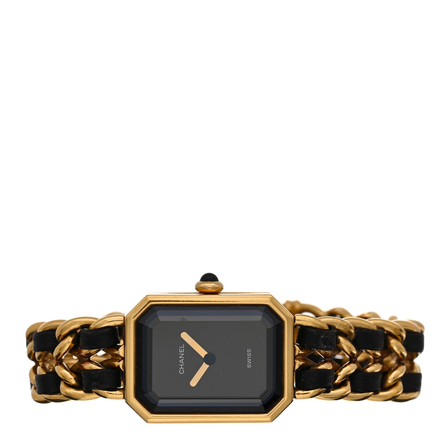 Stainless Steel Lambskin 20mm Chain Premiere Quartz Watch Gold M