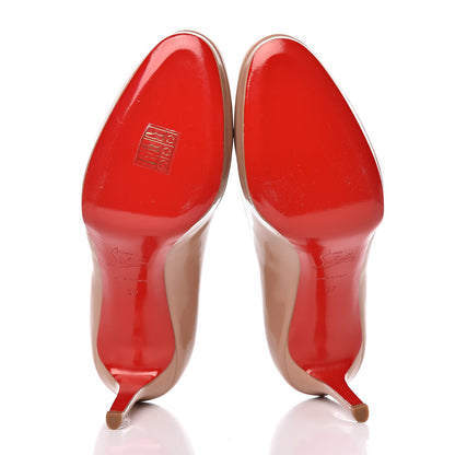 Christian Louboutin Patent New Simple 85 Pumps 37 Nude 5 of 8