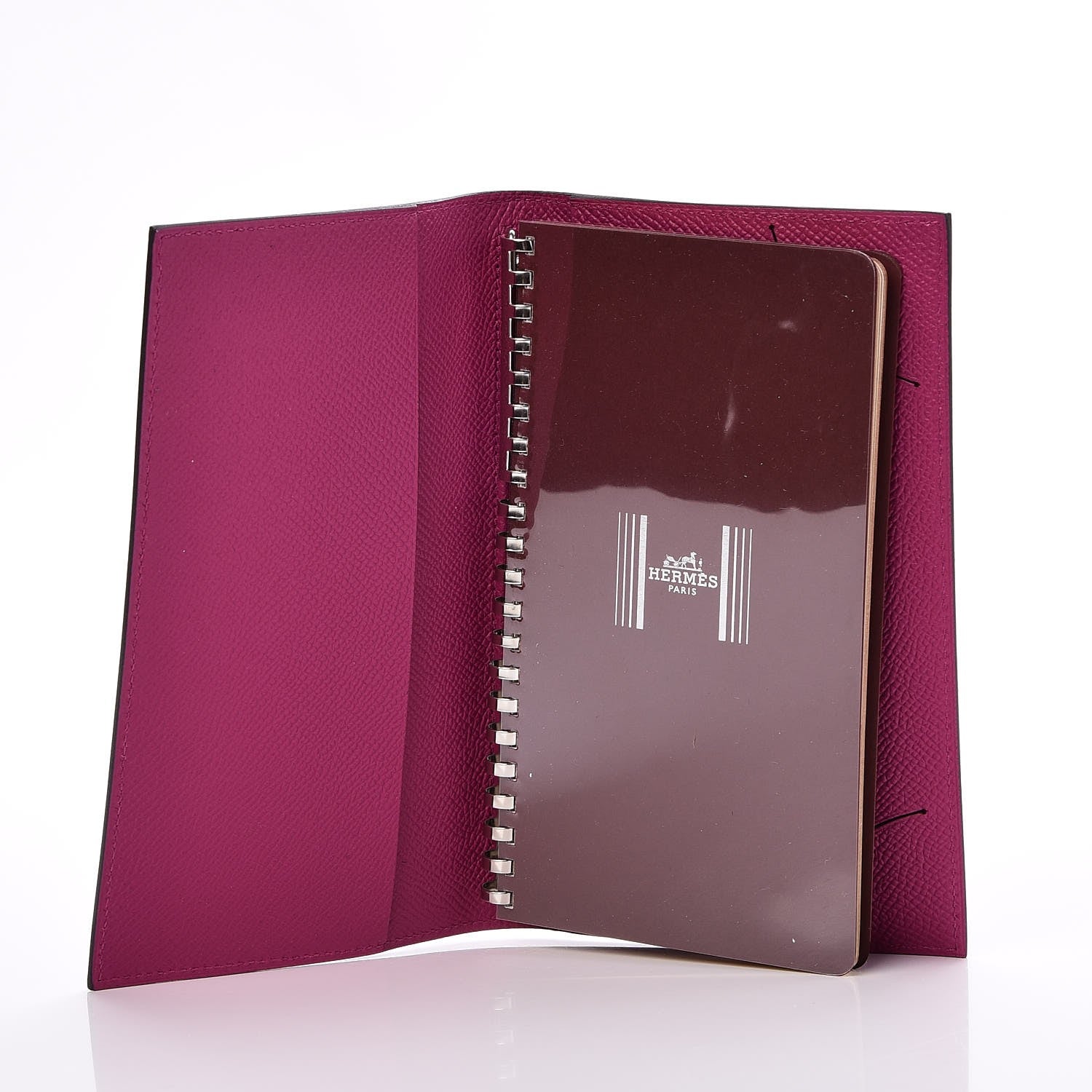 Hermes Epsom Vision II Agenda Cover Rose Pourpre 5 of 9