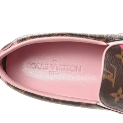 Louis Vuitton Monogram Bay Slip On Harbor Sneakers 39.5 Rose Ballerine Poppy 6 of 8