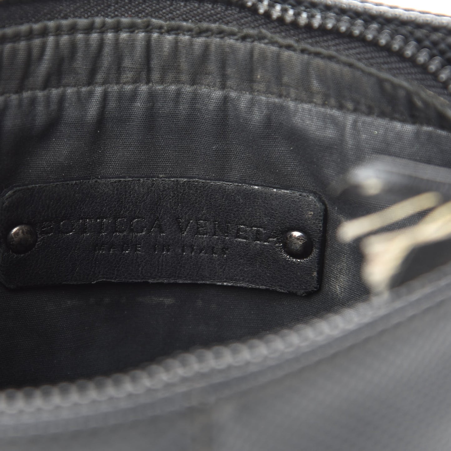 PVC Quilted Tote Black