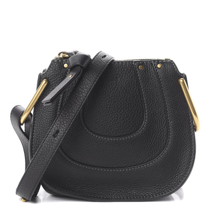 Chloe Grained Calfskin Nano Hayley Hobo Black 1 of 7