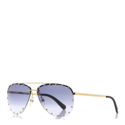 Louis Vuitton The Party Aviator Gradient Sunglasses Z2349U Blue 1 of 8