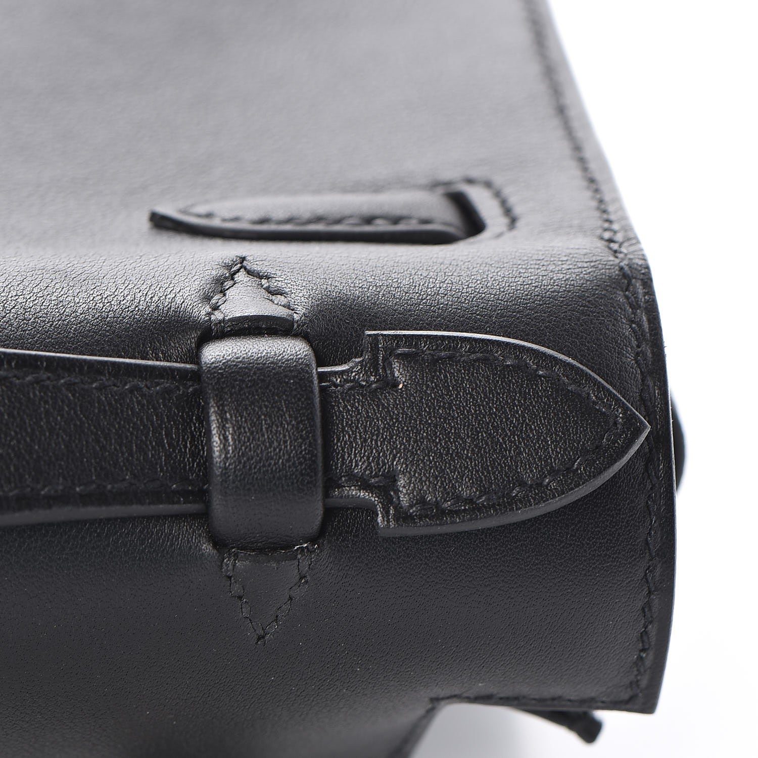 Hermes Swift Kelly Pochette Clutch Black 24 of 27