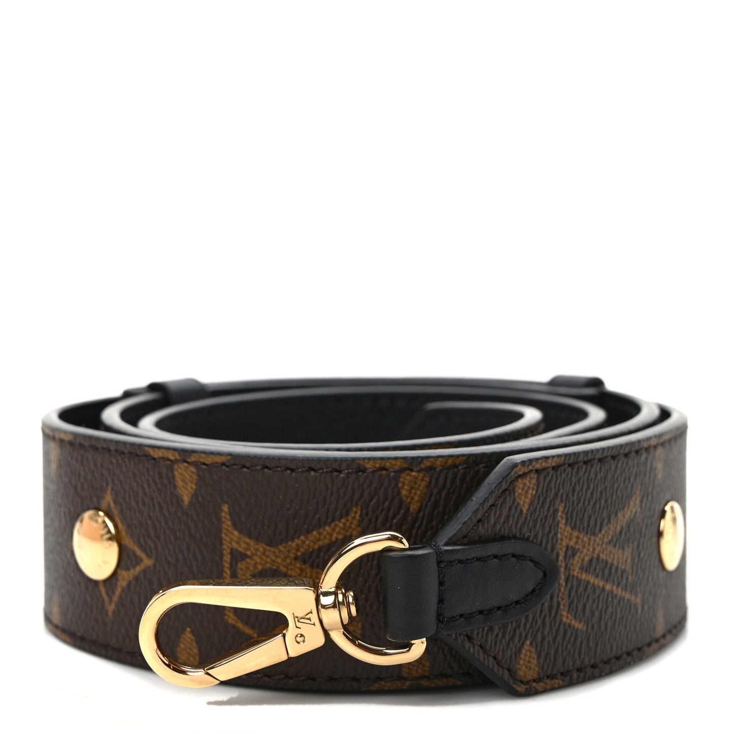 Monogram Adjustable Bandouliere Shoulder Strap Black