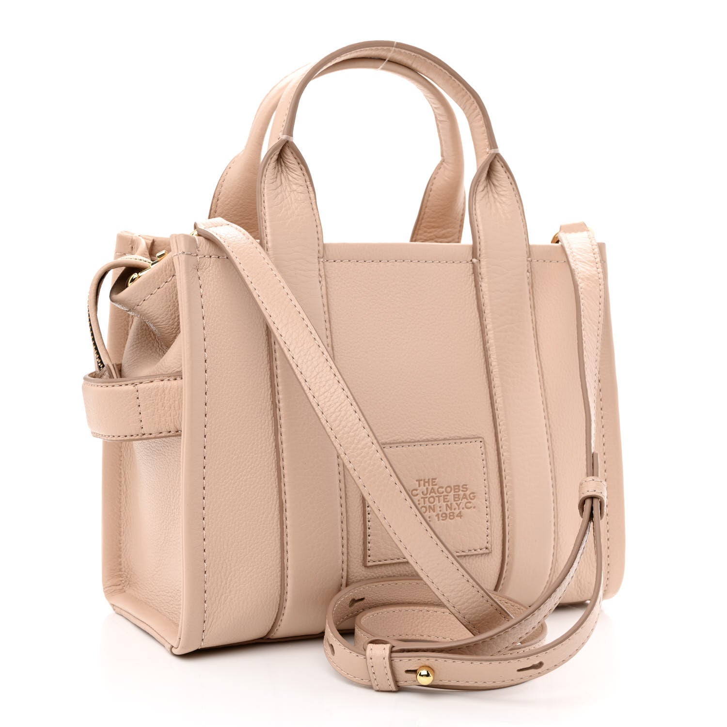 Marc Jacobs Grained Calfskin Small The Tote Bag Rose Dust 3 of 11