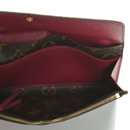 Louis Vuitton Monogram Emilie Wallet Fuchsia 5 of 6