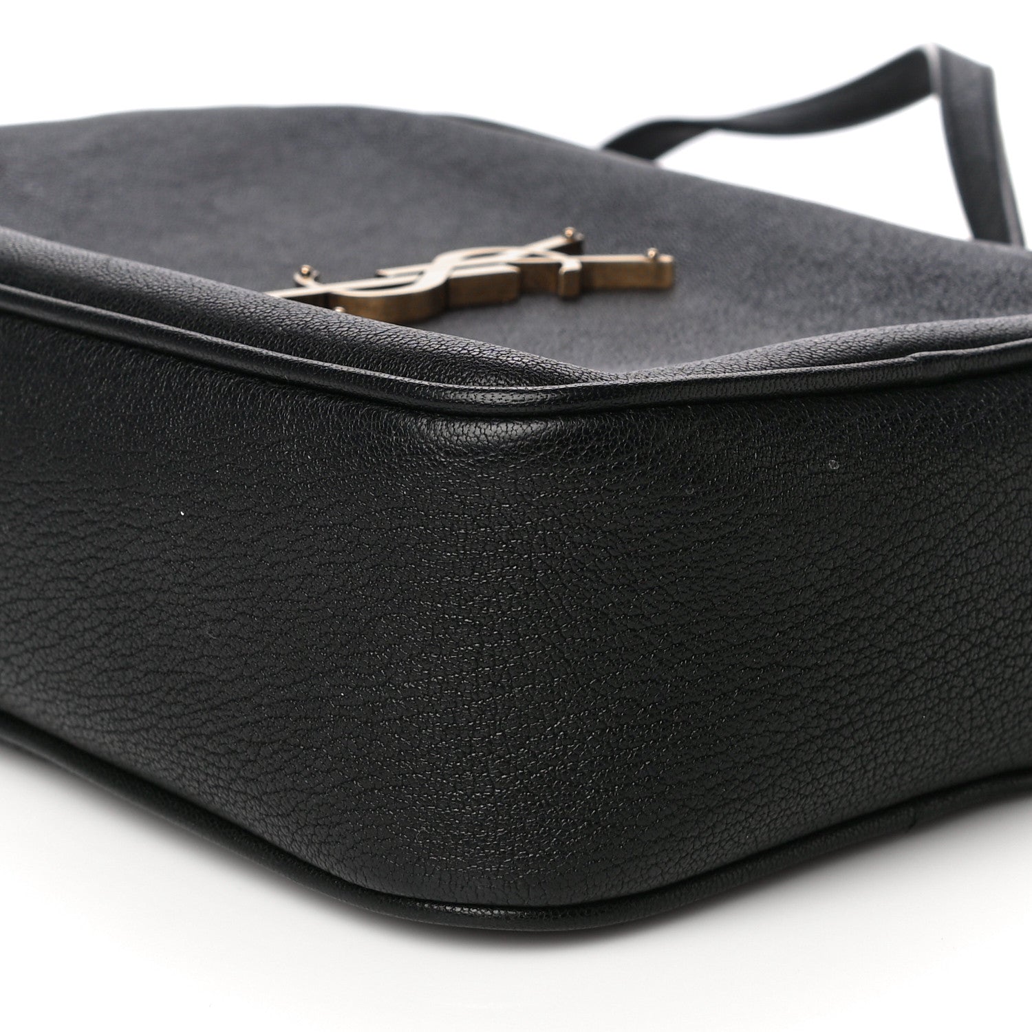 Saint Laurent Lambskin Monogram Small Lou Camera Bag Black 10 of 11