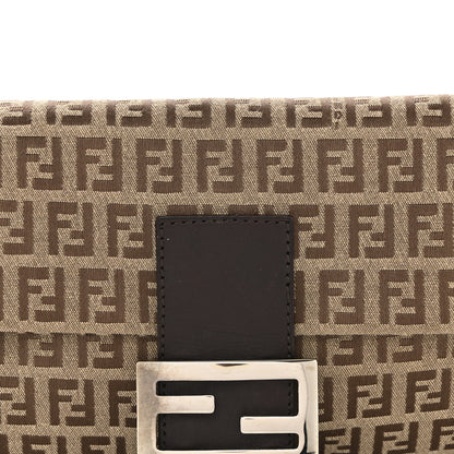 Fendi Zucchino Baguette Toro Mogano Panna 8 of 13