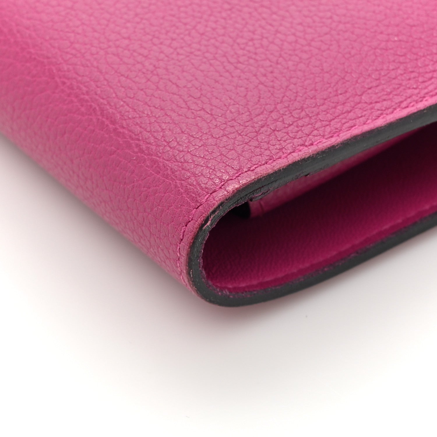 Hermes Evercolor Dogon Duo Wallet Rose Pourpre 15 of 16
