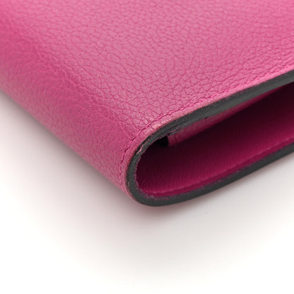 Hermes Evercolor Dogon Duo Wallet Rose Pourpre 15 of 16