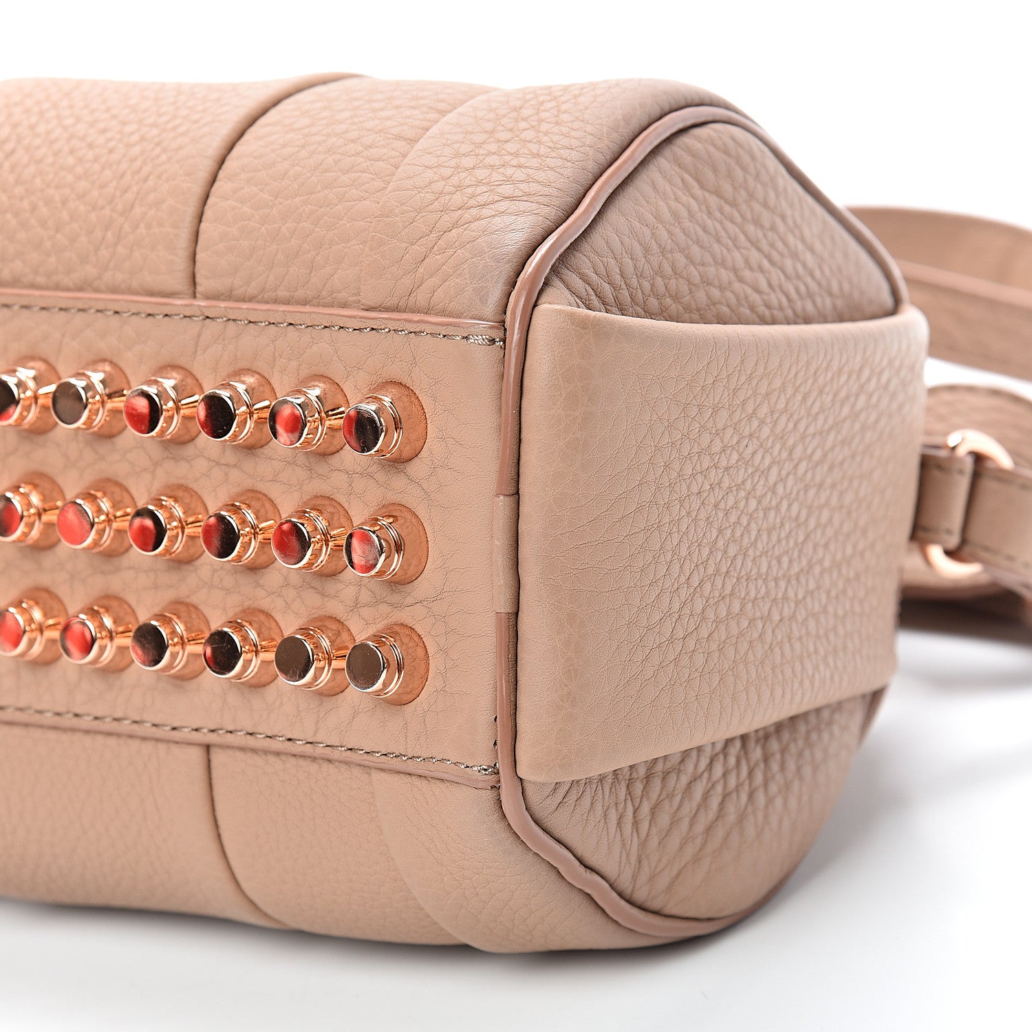 Alexander Wang Pebbled Lambskin Mini Rockie Truffle Rose Gold Hardware 9 of 11