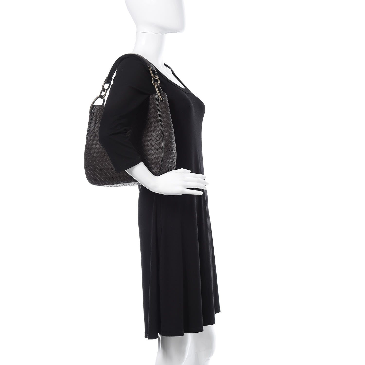 Bottega Veneta Nappa Intrecciato Small Loop Quetsche 2 of 11