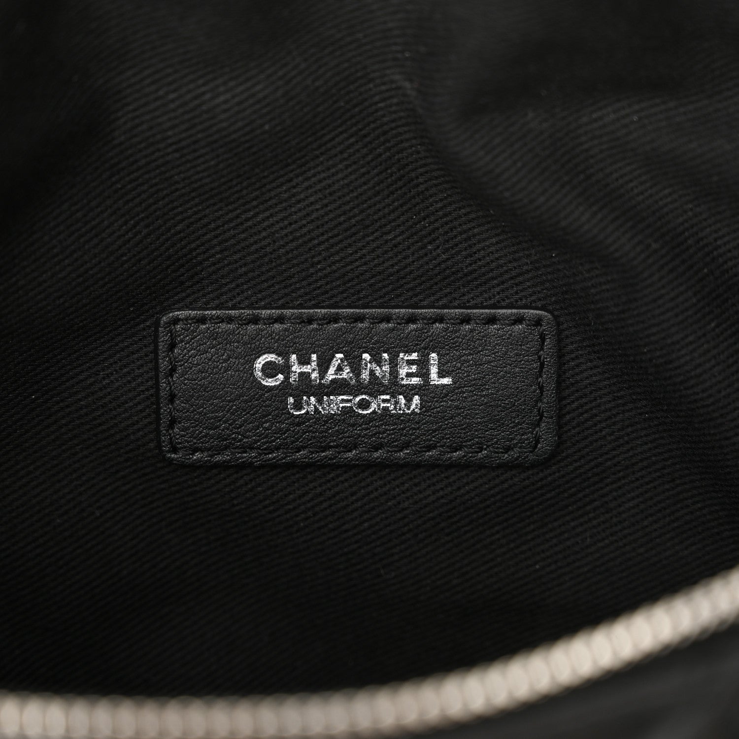 Chanel Calfskin Quilted Waist Belt Bag Black 6 of 12