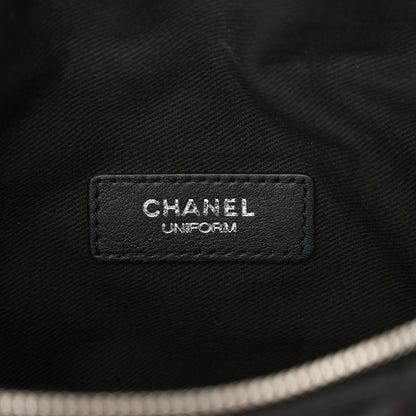 Chanel Calfskin Quilted Waist Belt Bag Black 6 of 12