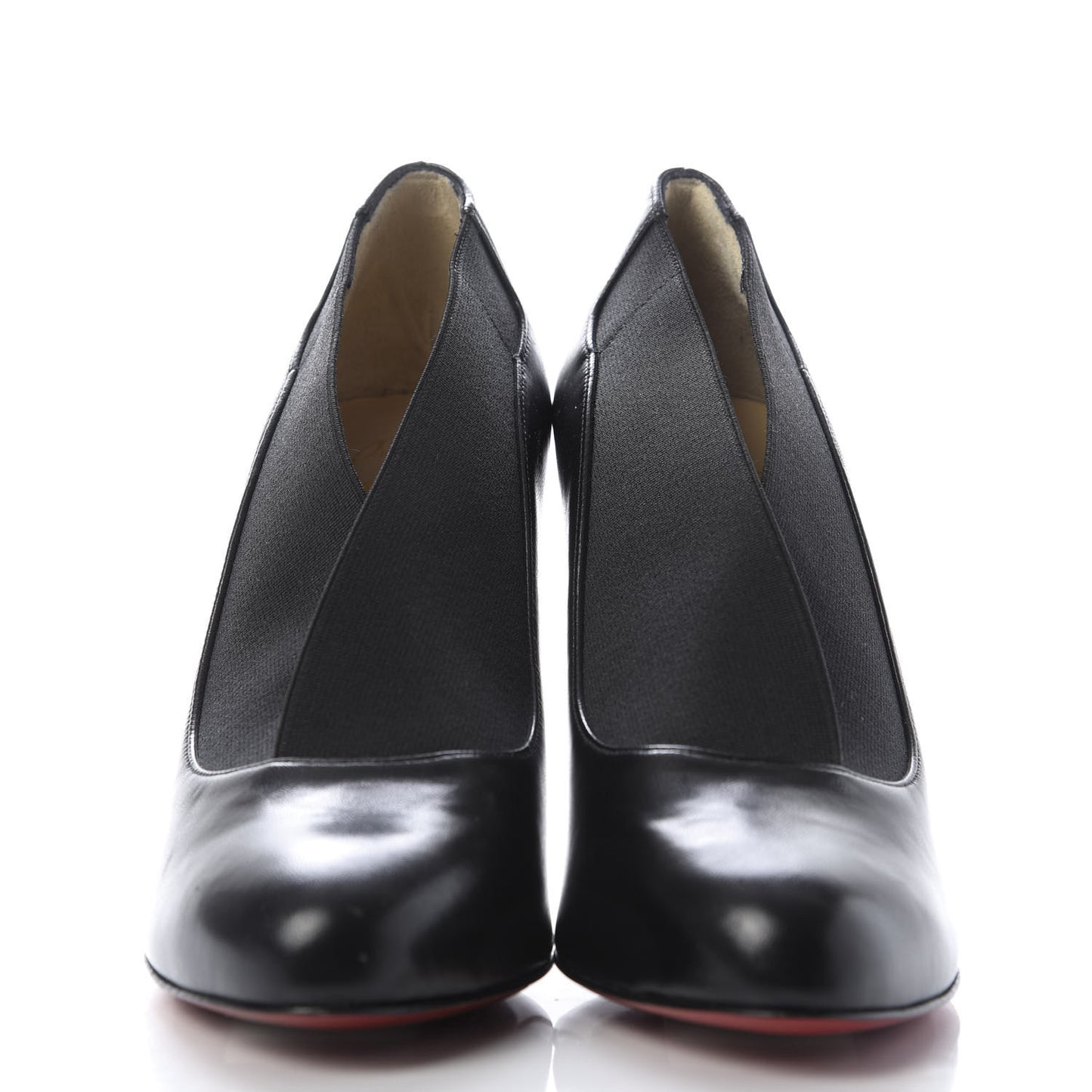 Shiny Nappa Toot Couverte 100 Pumps 35.5 Black